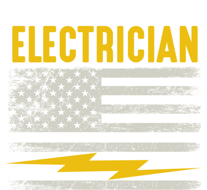 Funny Electrician Gift For Electricians American Flag Gift Sustainable Beanie