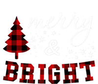 Christmas Cute For Red Plaid Merry And Bright Letter Hoodie Coaster