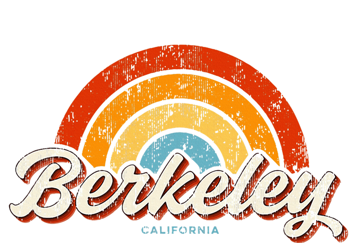 Berkeley California Ca Vintage Rainbow Retro 70s Tank Top