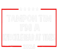 IM A Knucklehead At Times Tim Walz Quote Harris Walz 2024 Pom Pom 12in Knit Beanie