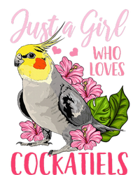 Cockatiel Just A Girl Who Loves Cockatiels Cute Gift High Crown Mesh Back Trucker Hat