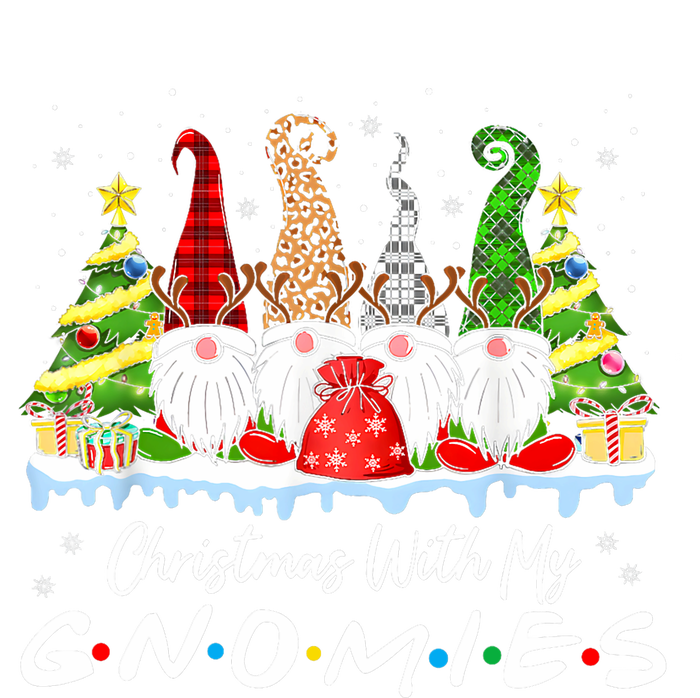 Christmas With My Gnomies Merry Christmas Buffalo Plaid T-Shirt