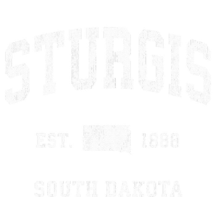 Sturgis South Dakota Sd Vintage Athletic Full Zip Hoodie