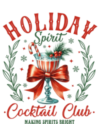 Coquette Bow Holiday Spirit Cocktail Club Christmas Party Tall Long Sleeve T-Shirt