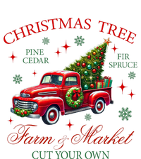 Coquette Christmas Tree Red Truck Farm & Market Xmas Pajamas Tall Long Sleeve T-Shirt