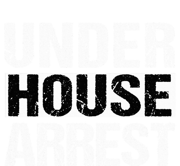 Under House Arrest Bail Jail Parody V-Neck T-Shirt