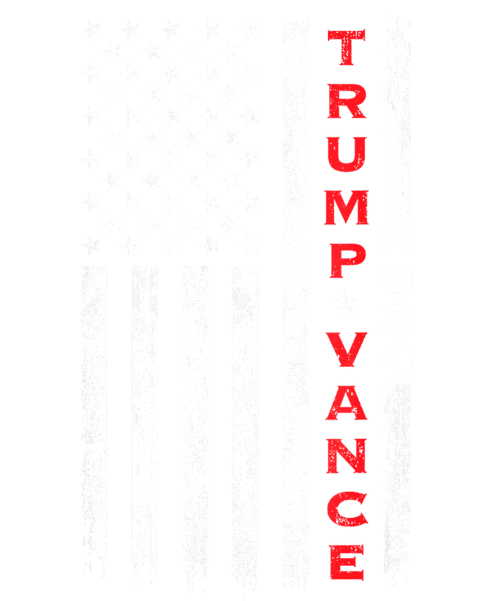 Us Flag Vintage Subdued Vertical Trump Vance 2024 Gift T-Shirt