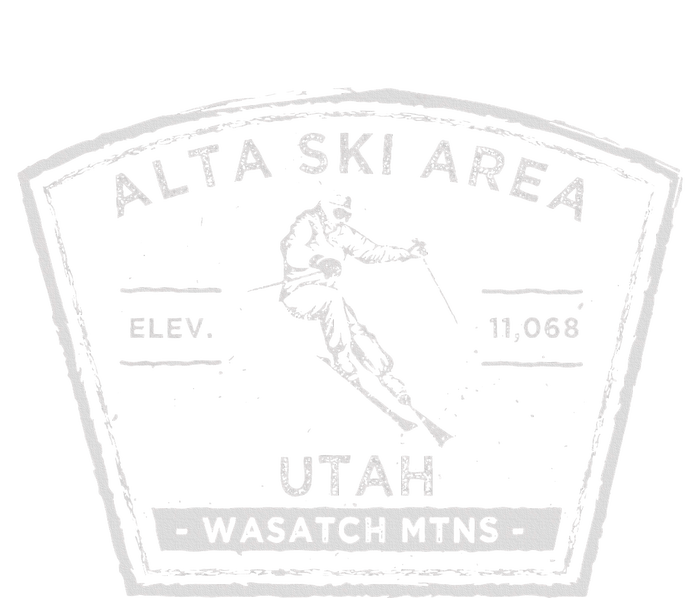 Alta Utah Snow Skiing Bumper Sticker