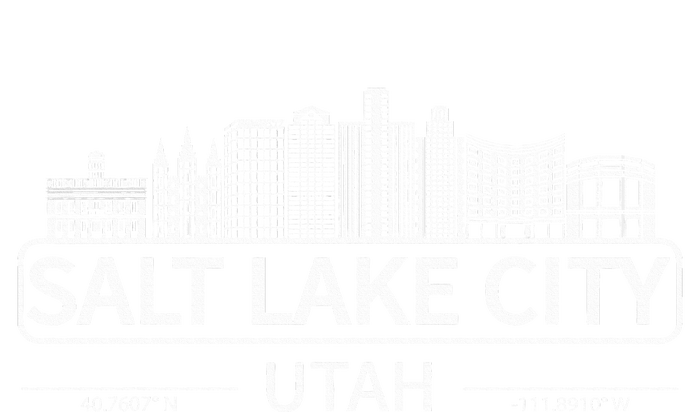 Salt Lake City Utah Skyline Travel To Salt Lake City T-Shirt