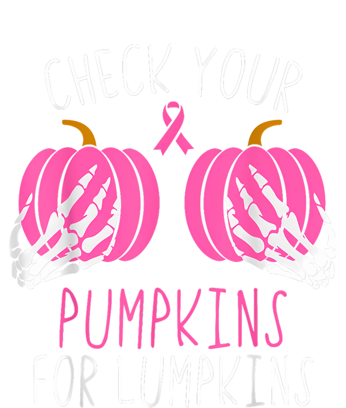 Check Your Pumpkins Breast Cancer Awareness T-Shirt