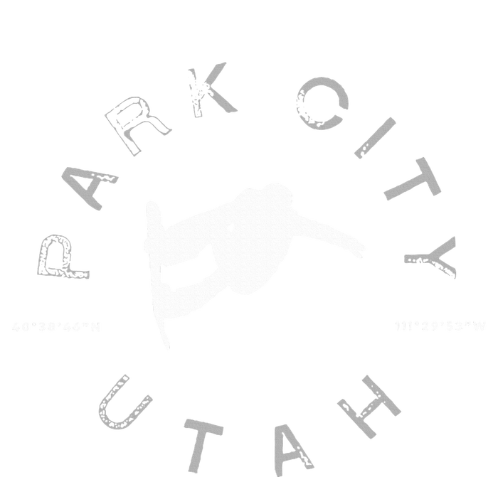 Park City Utah Graphic Vintage Retro Snowboarding T-Shirt