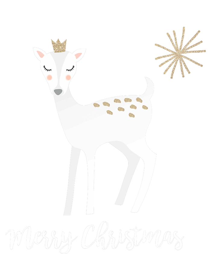 Deer Snow Star Merry Christmas Holiday Star Crown T-Shirt