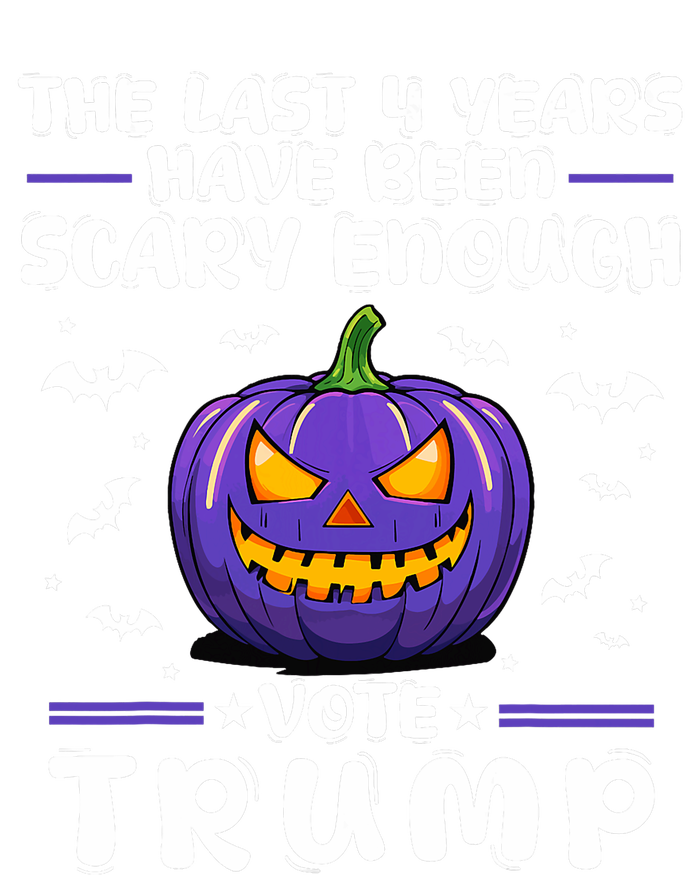 The Last 4 Years Have Been Scary Enough Vote Trump Halloween Ladies Essential Flowy Tank