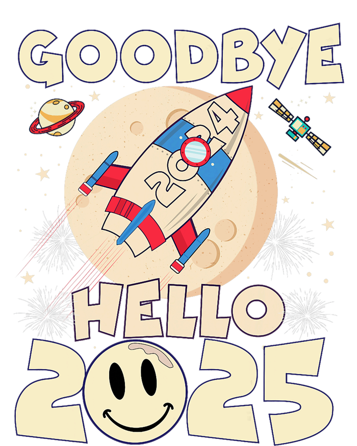 Family Pajamas Goodbye 2024 Hello 2025 Fly Happy New Year Canvas