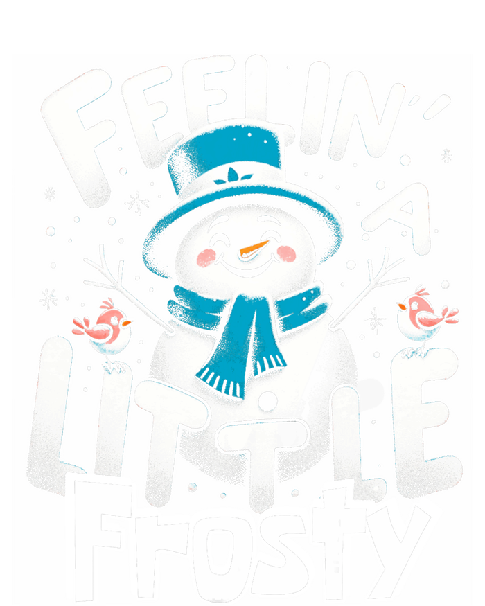 Feelin Little Frosty Snowman Merry Christmas T-Shirt