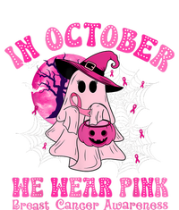 In October We Wear Ghost Witch Breast Cancer Awareness T-Shirt