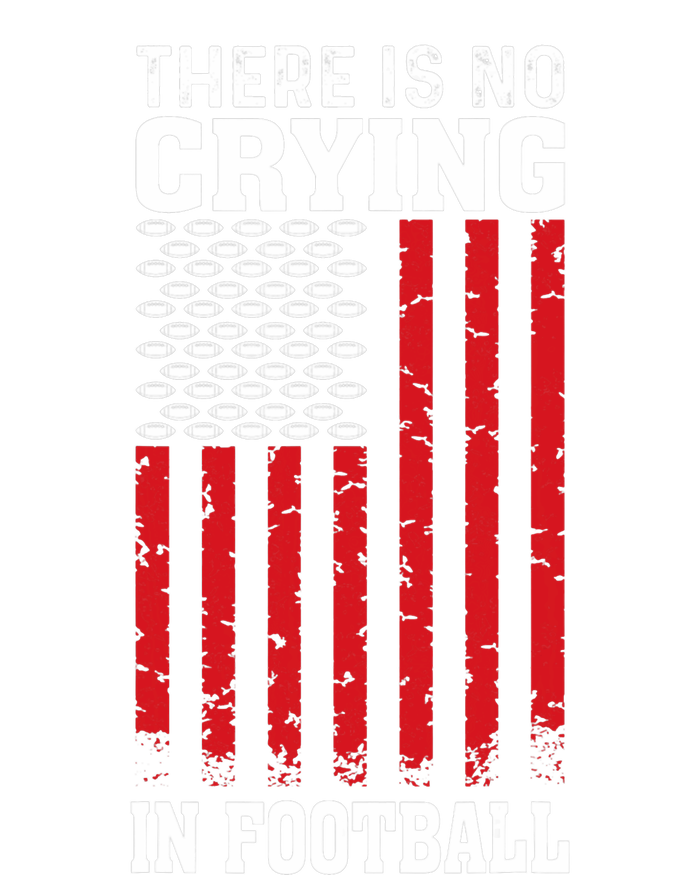 Usa American Flag There Is No Crying In Football Premium T-Shirt