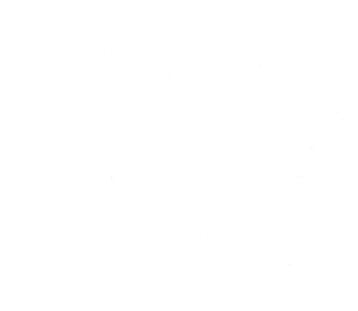 Vintage There Is No Crying In Baseball Sports Funny Baseball Sweatshirt Cinch Pack Bag