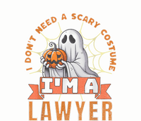 Halloween Lawyer Ghost IM A Lawyer Funny Costume T-Shirt