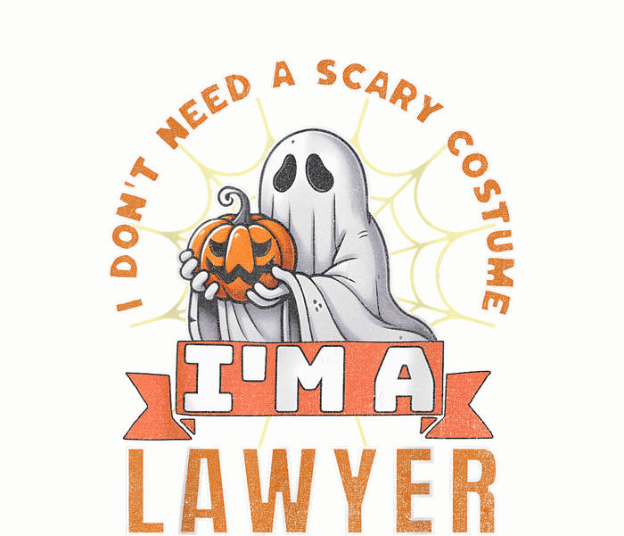 Halloween Lawyer Ghost IM A Lawyer Funny Costume T-Shirt