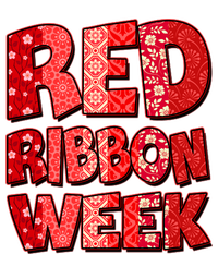 Red Ribbon Weekend Substance Abuse Awareness Canvas