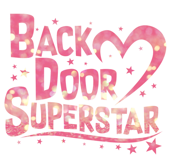 Back Door Superstar Meme Pink Glitter Insulated Varsity Jacket