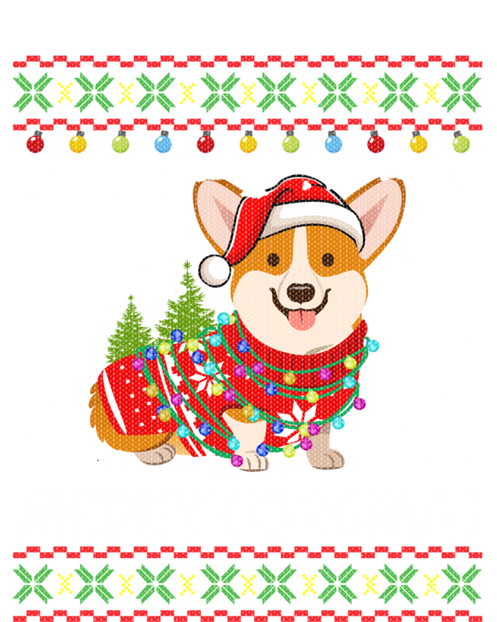 Funny Gift Corgi Dog Santa Corgi Ugly Christmas Mesh Reversible Basketball Jersey Tank