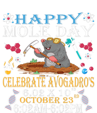 Happy Mole Day Celebrate AvogadroS Mole 6.02 X 10 October T-Shirt