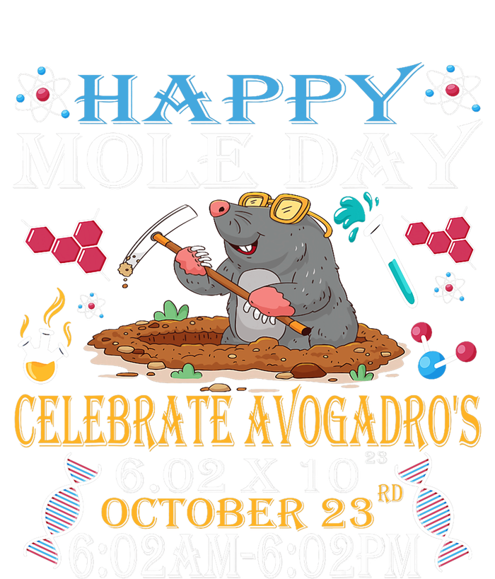 Happy Mole Day Celebrate AvogadroS Mole 6.02 X 10 October T-Shirt