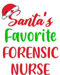 Santas Favorite Forensic Nurse Funny Christmas Cooling Performance Long Sleeve Crew