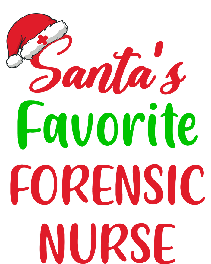 Santas Favorite Forensic Nurse Funny Christmas Cooling Performance Long Sleeve Crew