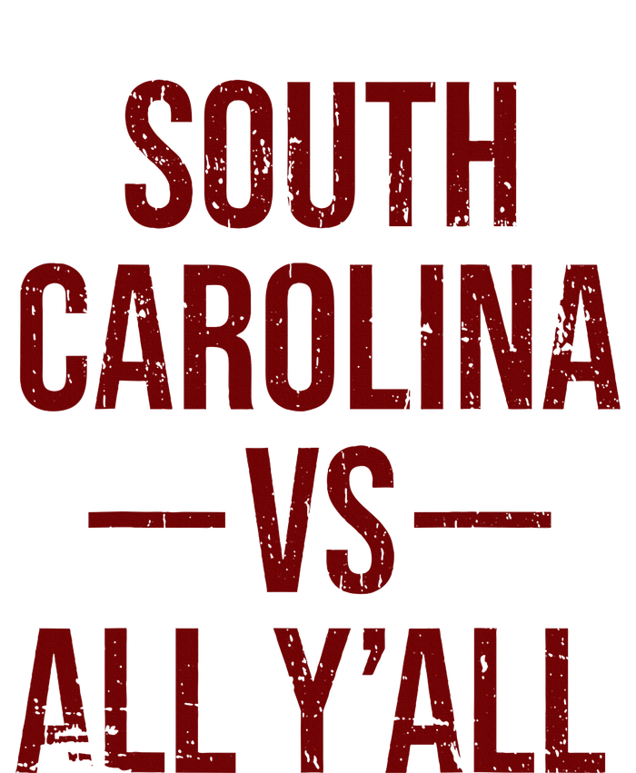 South Carolina Vs All YAll Vintage Weathered Southerner Women's Knotted Racerback Tank