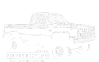 Square Body 80s Pickup Truck Squarebody T-Shirt