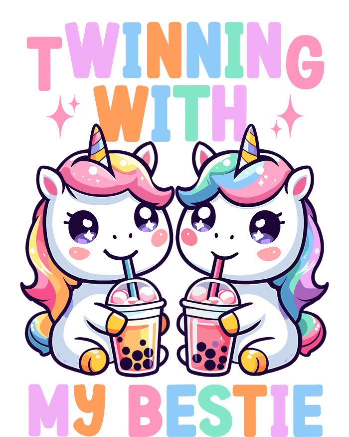 Boba Tea Unicorn Twinning With My Bestie Spirit Week Girl Doggie Tank