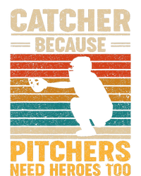 Catcher Because Pitchers Need Heroes Too Baseball Tie Dye Hoodie