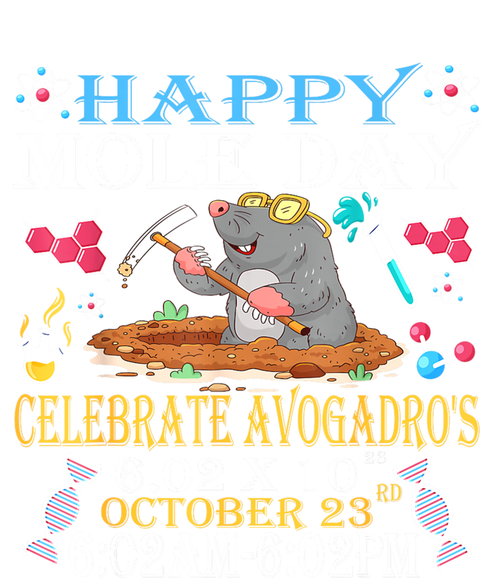 Happy Mole Day Celebrate AvogadroS Mole 6.02 X 10 October T-Shirt