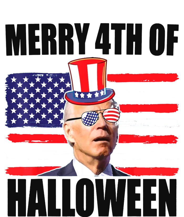 Joe Biden 4th Of July Merry 4th Of Halloween Sustainable Bucket Hat