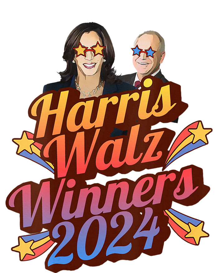 Harris Walz Winners 2024 Retro 25L Jumbo Tote