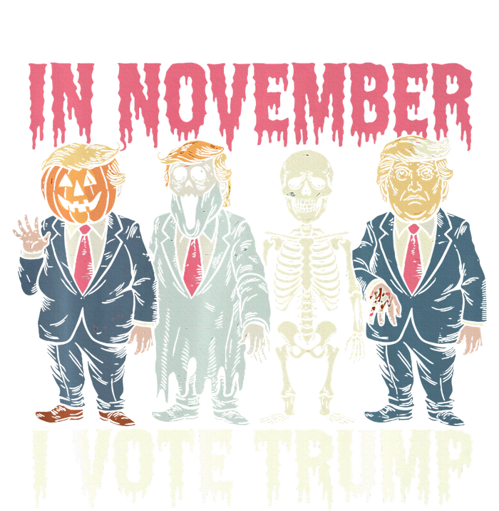 In November I Vote Trump Funny Halloween Political T-Shirt