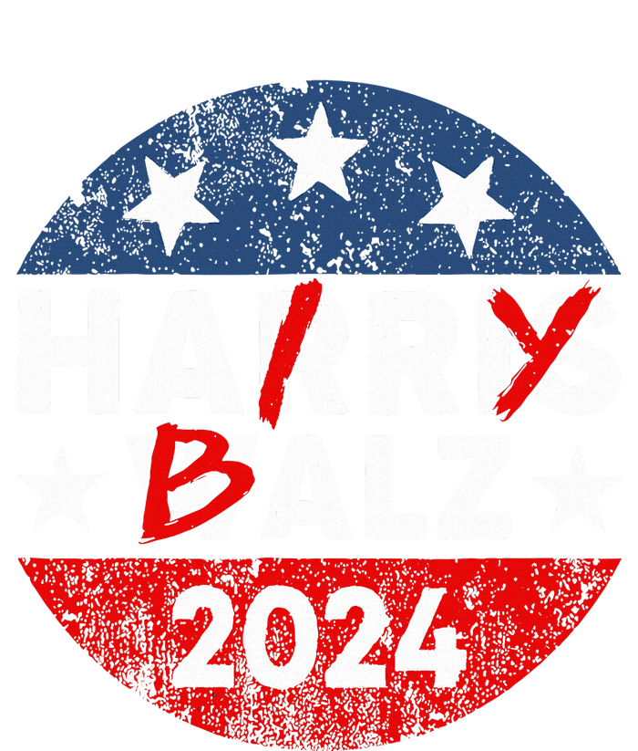 Funny Harris Walz 24 Hairy Balz 2024 Democratics Vote T-Shirt