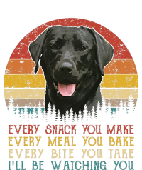 Every Snack You Make Dog Black Labrador Retriever Flat Bill Trucker Hat