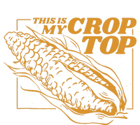 This Is My Crop Top Corn Funny Pun Food Vegetables Tall Long Sleeve T-Shirt