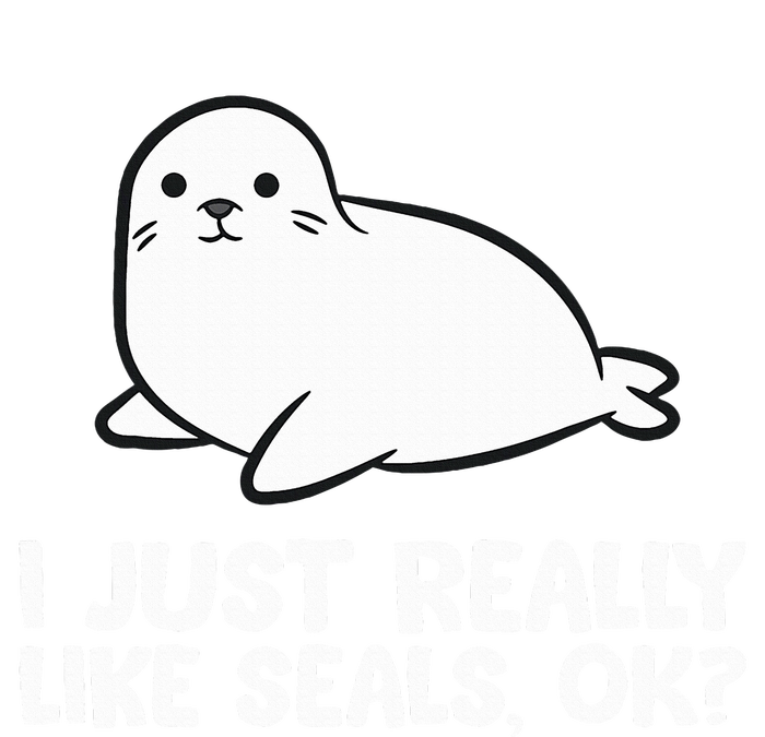 I Just Really Like Seals Okay Love Seals Dry Zone Grid Polo