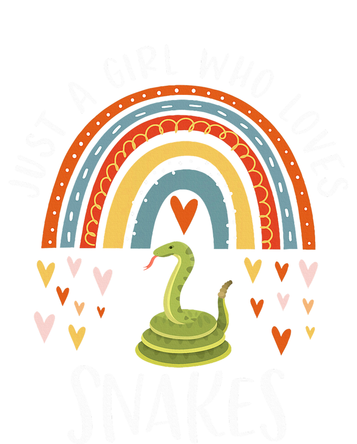 Just A Girl Who Loves Snakes Rainbow Gifts For Snake Lover T-Shirt