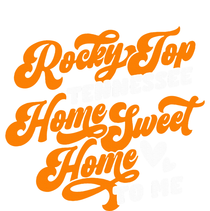 Tennessee Orange White Rocky Tn Home Sweet Home Top Retro Hooded Wearable Blanket