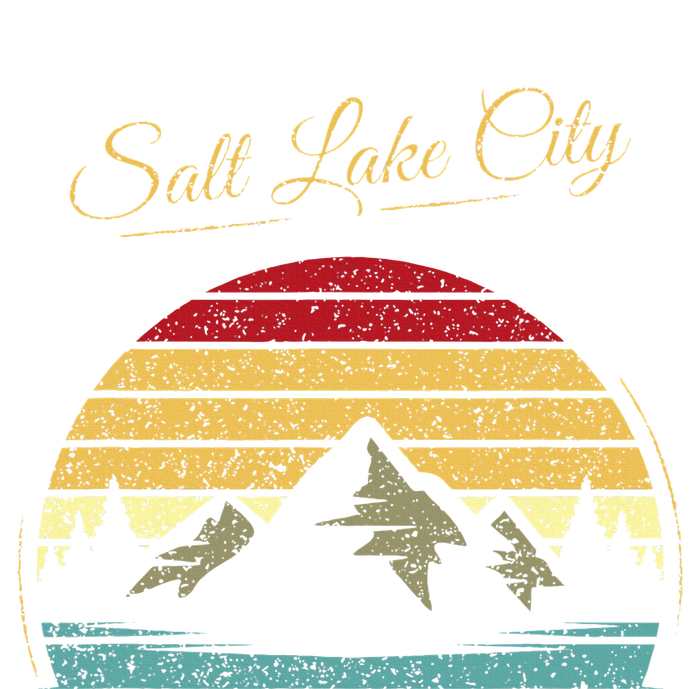 Salt Lake City Utah Vintage Hiking Outdoors Nature Woods T-Shirt