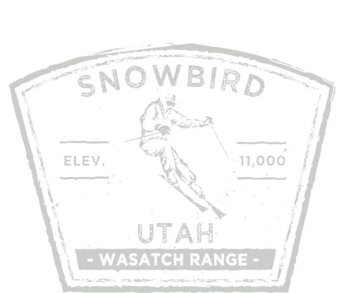 Snowbird Utah Snow Skiing Cooling Performance Crew T-Shirt