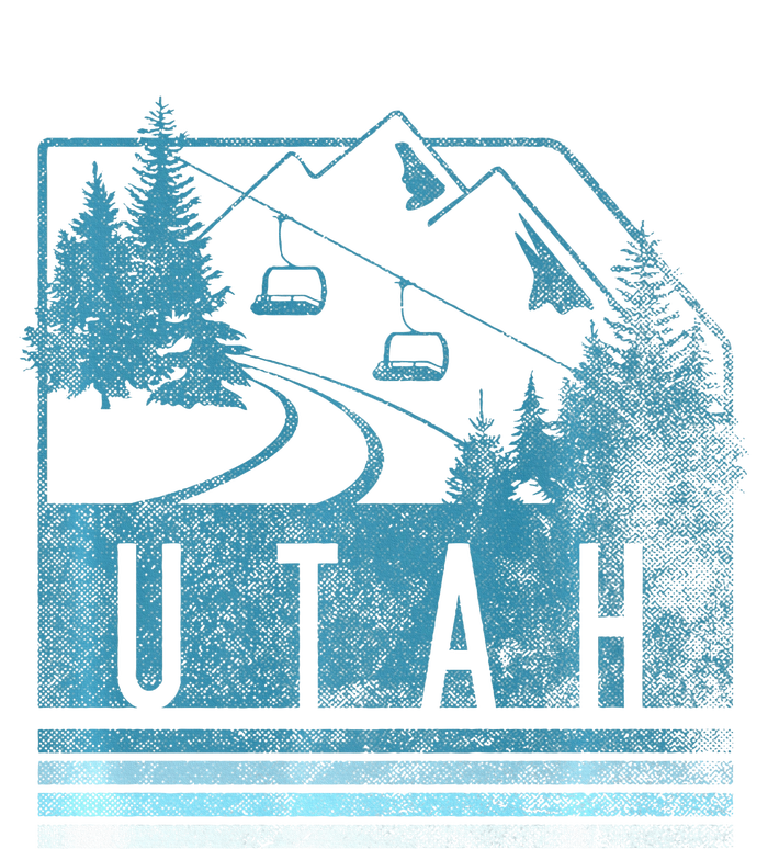 Vintage Utah Winter Snow Mountains Ski Lift Ut Toddler Sweatshirt