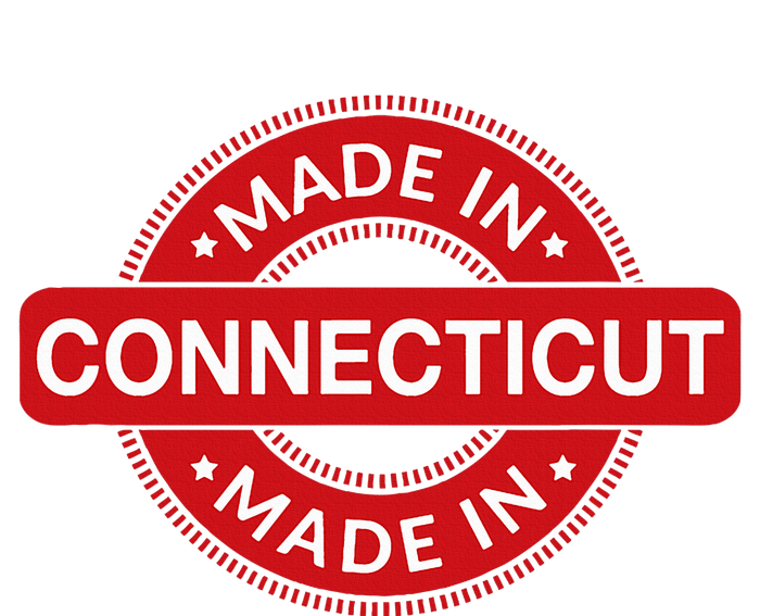 Connecticut Home Made In Connecticut Funny Label T-Shirt