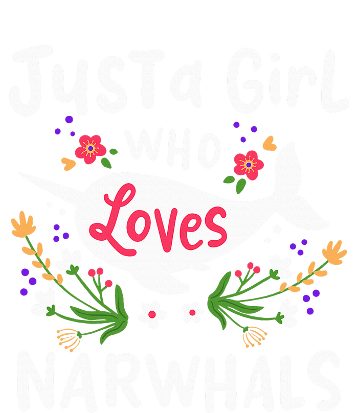 Narwhal Just A Girl Who Loves Narwhals Cute Gift T-Shirt